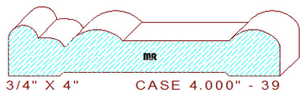 Door/Window Casing 4" - 39 Door/Window Casing 4" - 39