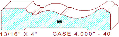 Door/Window Casing 4" - 40 Door/Window Casing 4" - 40