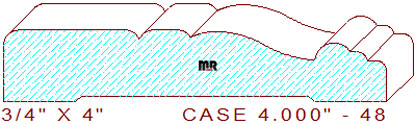 Door/Window Casing 4" - 48 Door/Window Casing 4" - 48