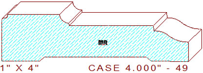 Door/Window Casing 4" - 49 Door/Window Casing 4" - 49