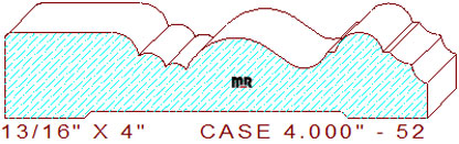 Door/Window Casing 4" - 52 Door/Window Casing 4" - 52