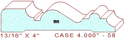 Door/Window Casing 4" - 58 Door/Window Casing 4" - 58