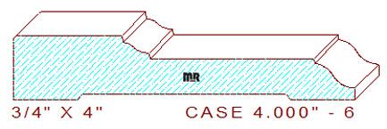 Door/Window Casing 4" - 6 Door/Window Casing 4" - 6