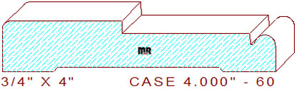Door/Window Casing 4" - 60 Door/Window Casing 4" - 60