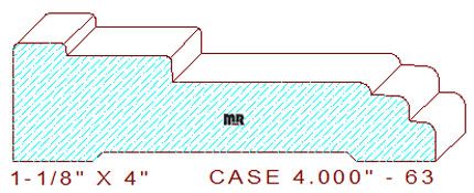 Door/Window Casing 4" - 63 Door/Window Casing 4" - 63