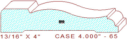 Door/Window Casing 4" - 65 Door/Window Casing 4" - 65