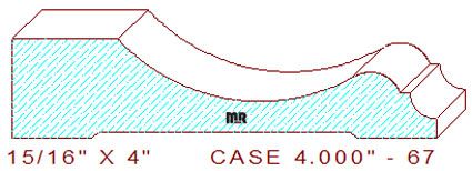 Door/Window Casing 4" - 67 Door/Window Casing 4" - 67