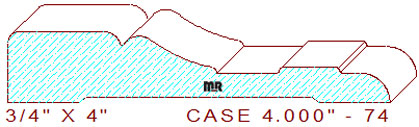 Door/Window Casing 4" - 74 Door/Window Casing 4" - 74