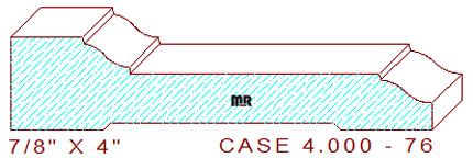 Door/window Casing 4" - 76 Door/window Casing 4" - 76