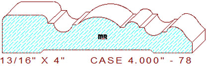 Door/Window Casing 4" - 78 Door/Window Casing 4" - 78