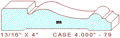 Door/Window Casing 4" - 79