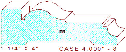 Door/Window Casing 4" - 8 Door/Window Casing 4" - 8