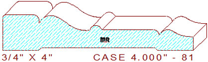 Door/Window Casing 4" - 81 Door/Window Casing 4" - 81