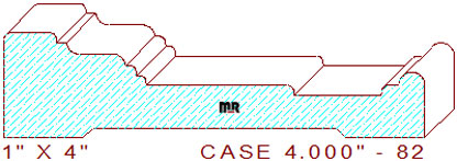 Door/Window Casing 4" - 82 Door/Window Casing 4" - 82