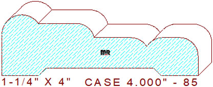Door/Window Casing 4" - 85 Door/Window Casing 4" - 85