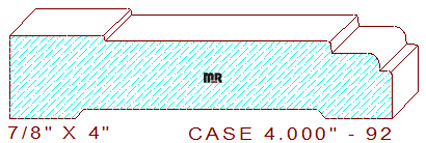 Door/Window Casing 4" - 92 Door/Window Casing 4" - 92