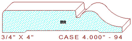 Door/Window Casing 4" - 94 Door/Window Casing 4" - 94