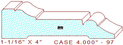 Door/Window Casing 4" - 97 Door/Window Casing 4" - 97