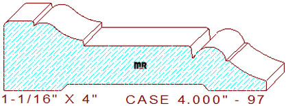 Door/Window Casing 4" - 97