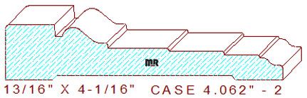 Door/Window Casing 4-1/16" - 2 Door/Window Casing 4-1/16" - 2