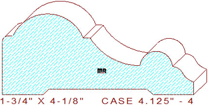 Door/Window Casing 4-1/8" - 4 Door/Window Casing 4-1/8" - 4