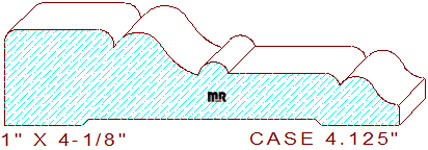 Door/Window Casing 4-1/8" Door/Window Casing 4-1/8"