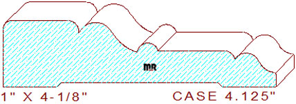 Door/Window Casing 4-1/8"