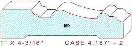 Door/Window Casing 4-3/16" - 2 Door/Window Casing 4-3/16" - 2