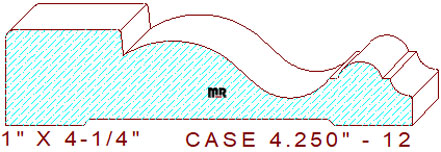 Door/Window Casing 4-1/4" - 12 Door/Window Casing 4-1/4" - 12