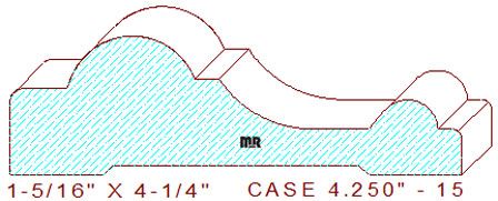 Door/Window Casing 4-1/4" - 15 Door/Window Casing 4-1/4" - 15