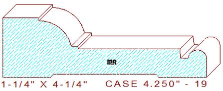 Door/Window Casing 4-1/4" - 19 Door/Window Casing 4-1/4" - 19