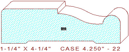 Door/Window Casing 4-1/4" - 22 Door/Window Casing 4-1/4" - 22