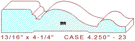 Door/Window Casing 4-1/4" - 23