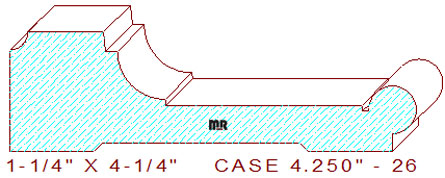 Door/Window Casing 4-1/4" - 26 Door/Window Casing 4-1/4" - 26