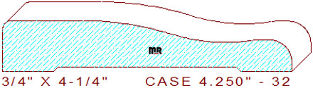 Door/Window Casing 4-1/4" - 32