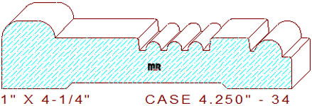 Door/Window Casing 4-1/4" - 34