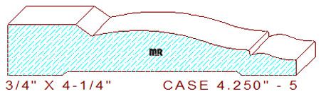 Door/Window Casing 4-1/4" - 5 Door/Window Casing 4-1/4" - 5