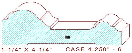 Door/Window Casing 4-1/4" - 6 Door/Window Casing 4-1/4" - 6