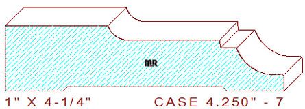 Door/Window Casing 4-1/4" - 7 Door/Window Casing 4-1/4" - 7
