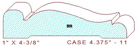 Door/Window Casing 4-3/8" - 11 Door/Window Casing 4-3/8" - 11