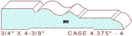 Door/Window Casing 4-3/8" - 4