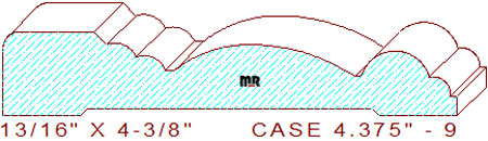 Door/Window Casing 4-3/8" - 9 Door/Window Casing 4-3/8" - 9