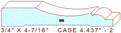Door/Window Casing 4-7/16" - 2 Door/Window Casing 4-7/16" - 2