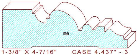 Door/Window Casing 4-7/16" - 3 Door/Window Casing 4-7/16" - 3