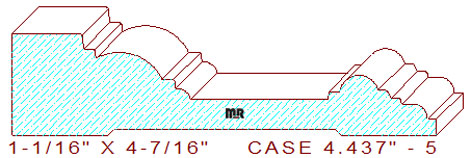 Door/Window Casing 4-7/16" - 5 Door/Window Casing 4-7/16" - 5