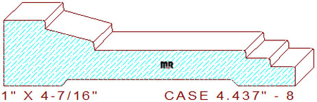 Door/Window Casing 4-7/16" - 8