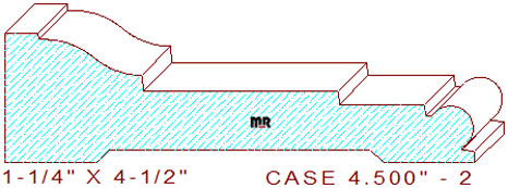 Door/Window Casing 4-1/2" - 2 Door/Window Casing 4-1/2" - 2
