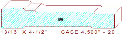 Door/Window Casing 4-1/2" - 20 Door/Window Casing 4-1/2" - 20