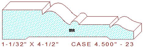 Door/Window Casing 4-1/2" - 23 Door/Window Casing 4-1/2" - 23