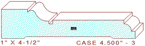 Door/Window Casing 4-1/2" - 3 Door/Window Casing 4-1/2" - 3